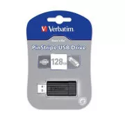 VERBATIM USB Flash Disk Store \'n\' Go PinStripe 128 GB - črna