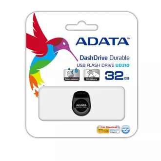 ADATA Flash disk 32 GB UD310, USB 2.0 Dash Drive Durable, črn