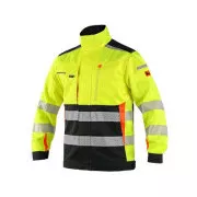 Opozorilna bluza CXS BENSON, moška, rumeno-črna, velikost 56