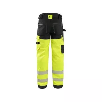 Opozorilne hlače CXS BENSON, moške, rumeno-črne, velikost 54