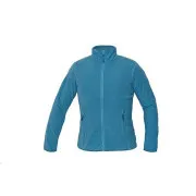 GOMTI ženska jopa iz flisa svetlo modra XL