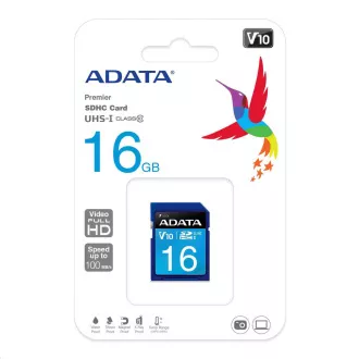 ADATA SDHC kartica 16GB Premier UHS-I Class 10 ADATA SDHC kartica 16GB Premier UHS-I Class 10