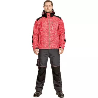 KNOXFIELD potiskana softshell jakna rumena XXL