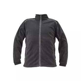 KNOXFIELD jopa iz flisa antracit/rdeča 3XL