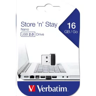 VERBATIM Flash disk 16 GB Store 'n' Stay Nano