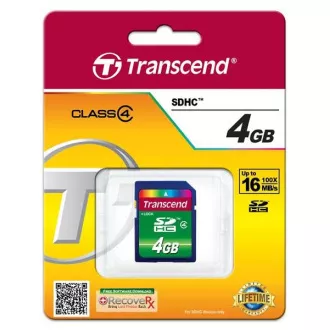 TRANSCEND SDHC kartica 4GB razreda 4