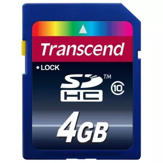 TRANSCEND SDHC Premium 4 GB, razred 10
