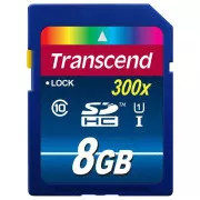 TRANSCEND SDHC kartica 8GB Premium, Class 10 UHS-I, 300X