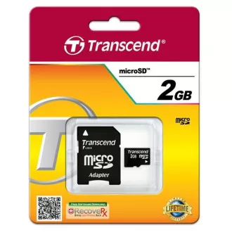 TRANSCEND MicroSD kartica 2GB   adapter