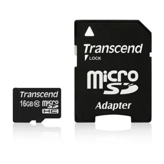 TRANSCEND MicroSDHC kartica 16 GB razreda 10   adapter