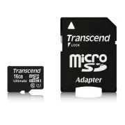 TRANSCEND MicroSDHC kartica 16GB Ultimate, Class 10 UHS-I 600x, MLC   adapter