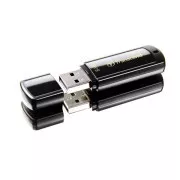 TRANSCEND Flash disk 8 GB JetFlash®350, USB 2.0 (R:13/W:4 MB/s), črn
