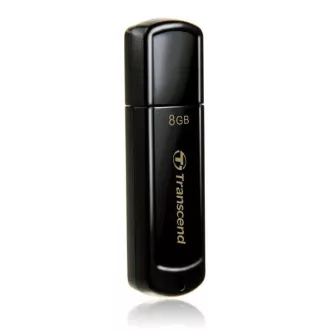 TRANSCEND Flash disk 8 GB JetFlash®350, USB 2.0 (R:13/W:4 MB/s), črn