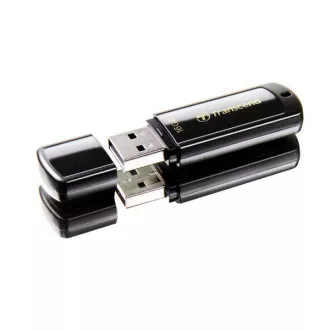 TRANSCEND Flash disk 16 GB JetFlash®350, USB 2.0 (R:13/W:4 MB/s), črn