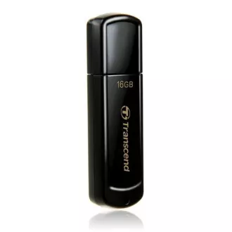 TRANSCEND Flash disk 16 GB JetFlash®350, USB 2.0 (R:13/W:4 MB/s), črn