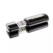TRANSCEND Flash disk 32 GB JetFlash®350, USB 2.0 (R:16/W:6 MB/s), črn