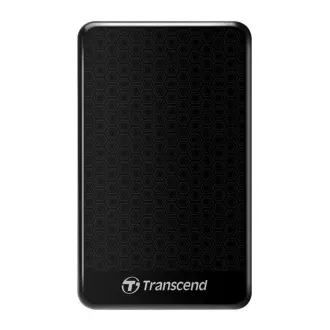 TRANSCEND Zunanji trdi disk USB 3.1 StoreJet 25A3, 1 TB, črn (odporen na udarce, 256-bitni AES)