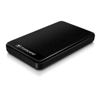 TRANSCEND Zunanji trdi disk USB 3.1 StoreJet 25A3, 1 TB, črn (odporen na udarce, 256-bitni AES)