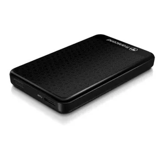 TRANSCEND Zunanji trdi disk USB 3.1 StoreJet 25A3, 1 TB, črn (odporen na udarce, 256-bitni AES)