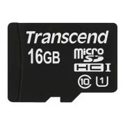 TRANSCEND MicroSDHC kartica 16GB Premium, Class 10 UHS-I 300x, brez adapterja