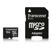 TRANSCEND MicroSDHC kartica 16GB Premium, Class 10 UHS-I 300x   adapter