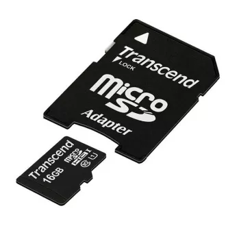 TRANSCEND MicroSDHC kartica 16GB Premium, Class 10 UHS-I 300x   adapter