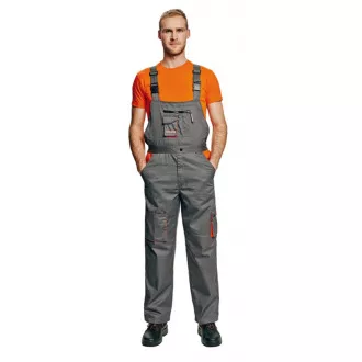 DESMAN hlače lacl siva/oranžna 48