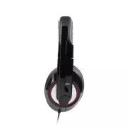 GEMBIRD slušalke z mikrofonom MHS-U-001 Gaming, črne, USB