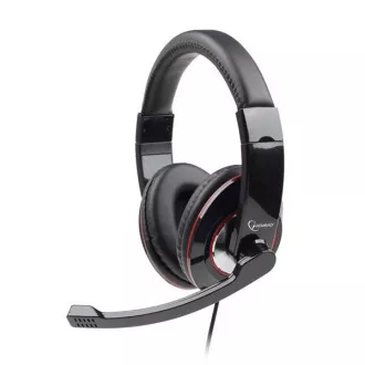 GEMBIRD slušalke z mikrofonom MHS-U-001 Gaming, črne, USB