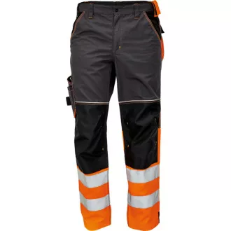 KNOXFIELD HV DW275 hlače antr/rumena 60