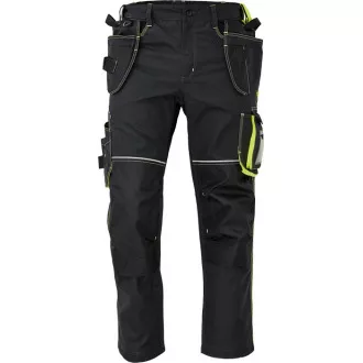 Hlače KNOXFIELD 320 antracit/rumena 56