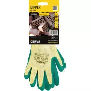 DIPPER rokavice blister zelene 11