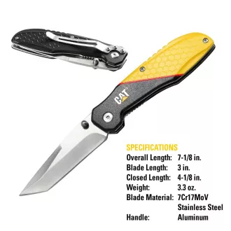 Caterpillar Zložljiv nož z rezilom Tanto CT980047