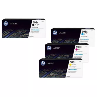 HP 508X (CF360X,CF361X,CF362X,CF363X) - toner, black + color (črn + barven)