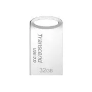 TRANSCEND Flash disk 32 GB JetFlash®710S, USB 3.0 (R:90/W:20 MB/s), srebrn
