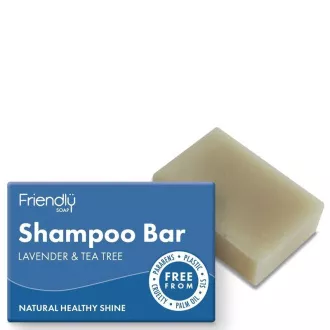 Friendly Soap Naravno milo za lase s sivko in čajevcem 95 g Friendly Soap Naravno milo za lase s sivko in čajevcem 95 g