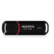 ADATA Flash disk 64GB UV150, USB 3.1 Dash Drive (R:90/W:20 MB/s), črn