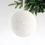 Eurolamp Božični okrasek snežna krogla 25 cm, 1 kos