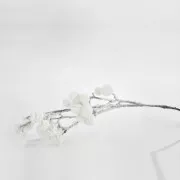 Eurolamp Božična dekoracija zasnežena božična veja, 88 cm, 1 kos
