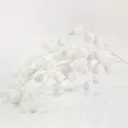 Eurolamp Božična dekoracija bela vejica, 105 cm, 1 kos