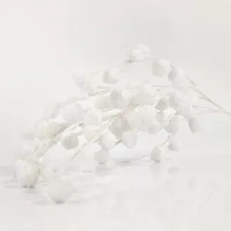 Eurolamp Božična dekoracija bela vejica, 105 cm, 1 kos
