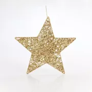 Eurolamp Viseča zvezda, zlata, 45 cm