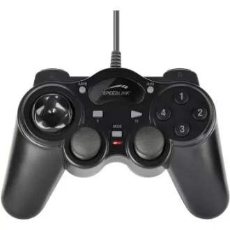 SPEED LINK igralni krmilnik SL-6515-BK THUNDERSTRIKE Gamepad - USB, črn SPEED LINK igralni krmilnik SL-6515-BK THUNDERSTRIKE Gamepad - USB, črn