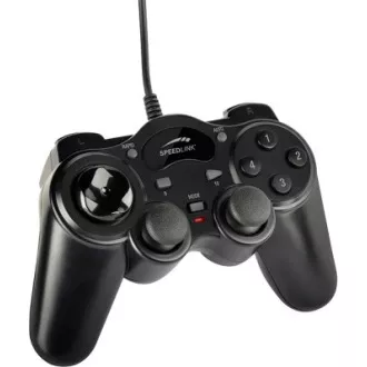 SPEED LINK igralni krmilnik SL-6515-BK THUNDERSTRIKE Gamepad - USB, črn SPEED LINK igralni krmilnik SL-6515-BK THUNDERSTRIKE Gamepad - USB, črn
