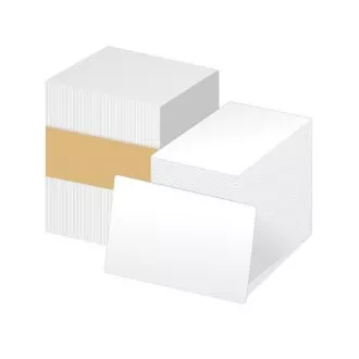 Kartice ZEBRA PVC 0, 76 (30mil) za ZXP/ZC, pakiranje 500 kartic za tiskanje, bele barve Kartice ZEBRA PVC 0, 76 (30mil) za ZXP/ZC, pakiranje 500 kartic za tiskanje, bele barve