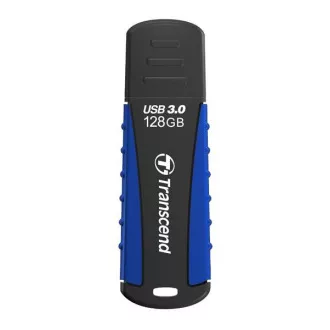 TRANSCEND Flash disk 128 GB JetFlash®810, USB 3.0 (vodoodporen, odporen na udarce) (R:90/W:40 MB/s), črna/modra TRANSCEND Flash disk 128 GB JetFlash®810, USB 3.0 (vodoodporen, odporen na udarce) (R:90/W:40 MB/s), črna/modra