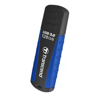 TRANSCEND Flash disk 128 GB JetFlash®810, USB 3.0 (vodoodporen, odporen na udarce) (R:90/W:40 MB/s), črna/modra TRANSCEND Flash disk 128 GB JetFlash®810, USB 3.0 (vodoodporen, odporen na udarce) (R:90/W:40 MB/s), črna/modra