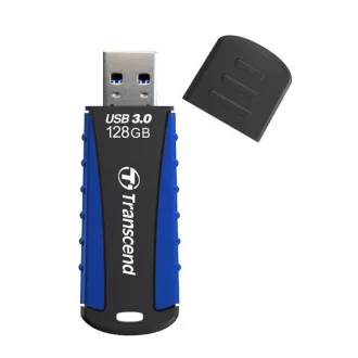 TRANSCEND Flash disk 128 GB JetFlash®810, USB 3.0 (vodoodporen, odporen na udarce) (R:90/W:40 MB/s), črna/modra TRANSCEND Flash disk 128 GB JetFlash®810, USB 3.0 (vodoodporen, odporen na udarce) (R:90/W:40 MB/s), črna/modra