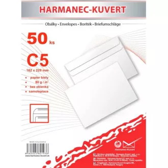 Samolepilna ovojnica C5 50 kosov v foliji Samolepilna ovojnica C5 50 kosov v foliji