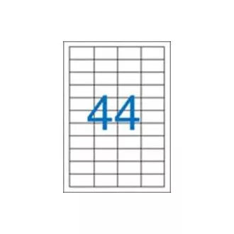 Etikete 48,5x25,4 mm 4 vrstice 44 etiket na list 100 listov Victoria